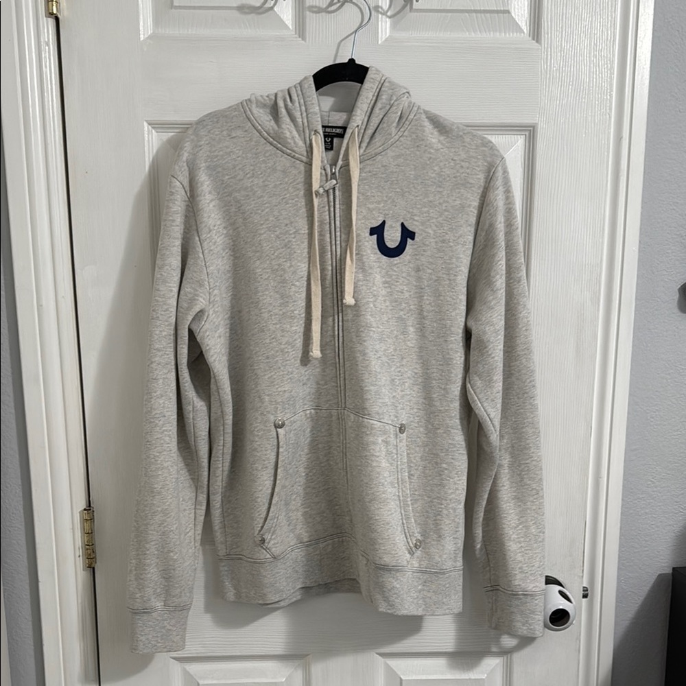 True Religion Gray Hoodie for Men